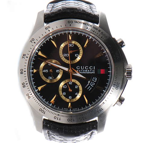 gucci chronograph automatic open